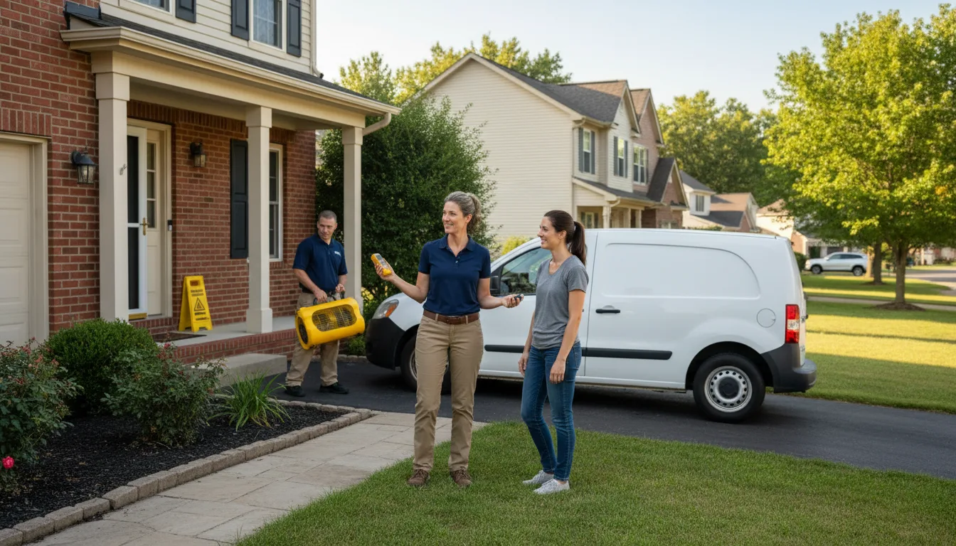 Water restoration image for Mildew Remediation in Marysville, OH